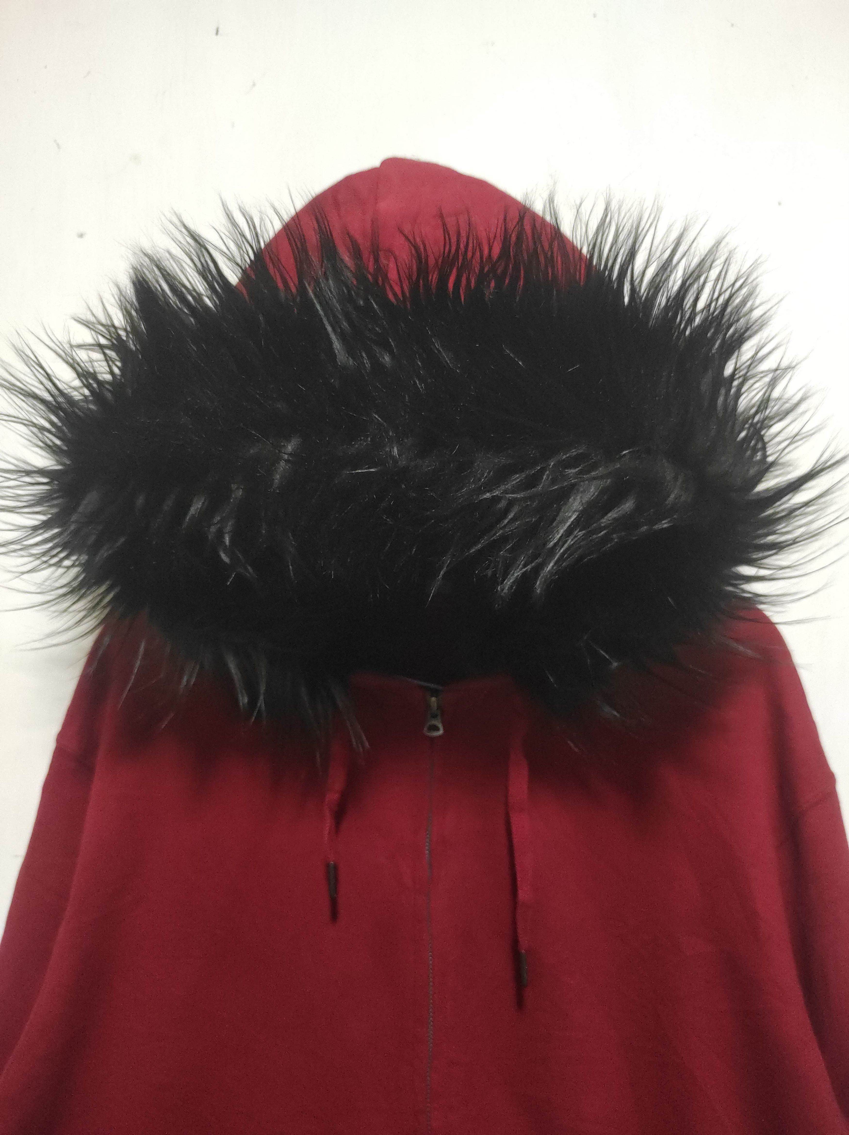 If Six Was Nine Uniqlo Red Zipper fur hoodie LGB style Size US XXL / EU 58 / 5 - 3 Thumbnail