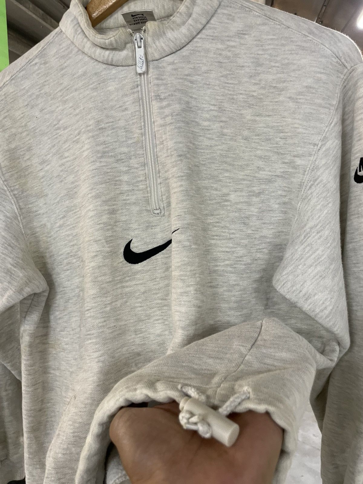 Nike 🔥VINTAGE🔥NIKE HALF ZIPPER CENTER AND BACKHIT Size US XL / EU 56 / 4 - 9 Thumbnail