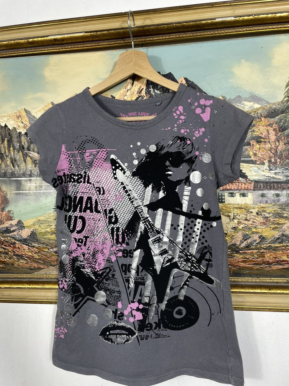 Hard Rock Cafe Vintage Y2k T-shirt Top Avant Garde Affliction Cyber Grunge Size S / US 4 / IT 40 - 4 Thumbnail