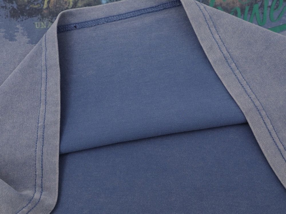 Japanese Brand Patchwork raglan distressed washed short-sleeved T-shirt Size US M / EU 48-50 / 2 - 5 Thumbnail