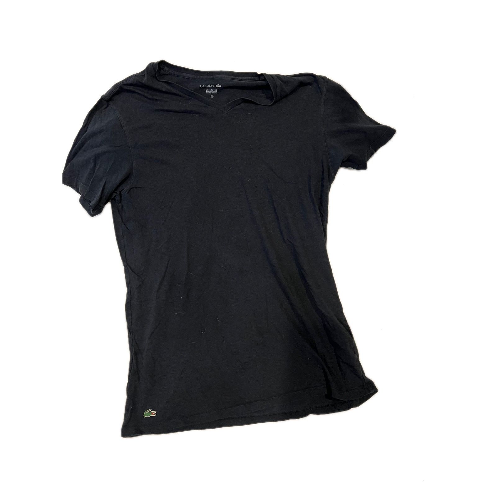 Lacoste Lacoste Black T-shirt Mens M Size US XL / EU 56 / 4 - 1 Thumbnail