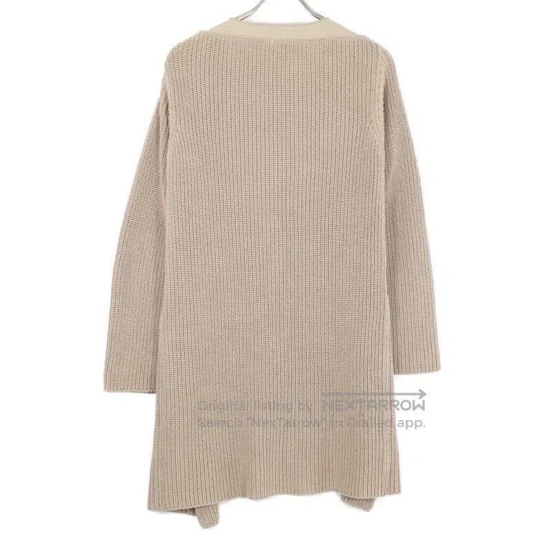 Hermes Hermes Beige Knitted Long Coat Size XS / US 0-2 / IT 36-38 - 2 Thumbnail