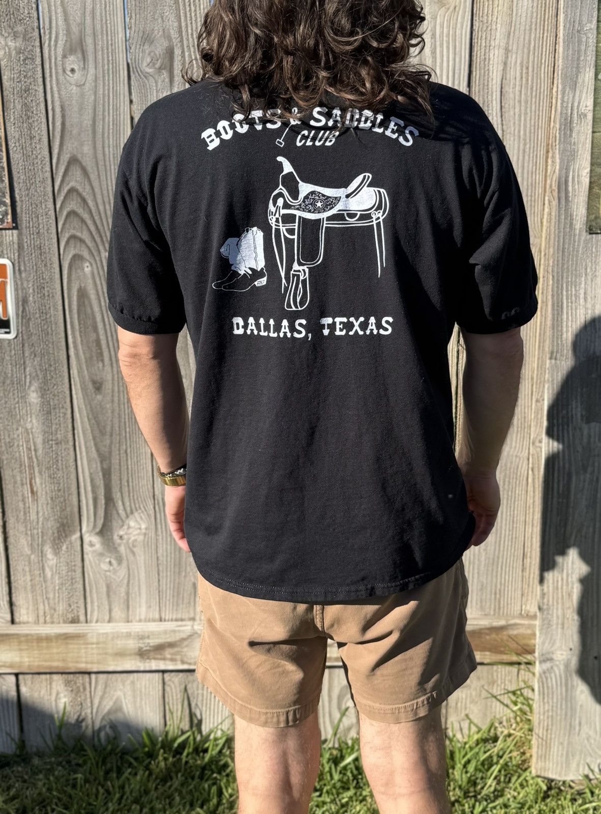 Vintage Vintage Boots And Saddles Club Texas Shirt Y2K Large Polo Size US L / EU 52-54 / 3 - 1 Thumbnail