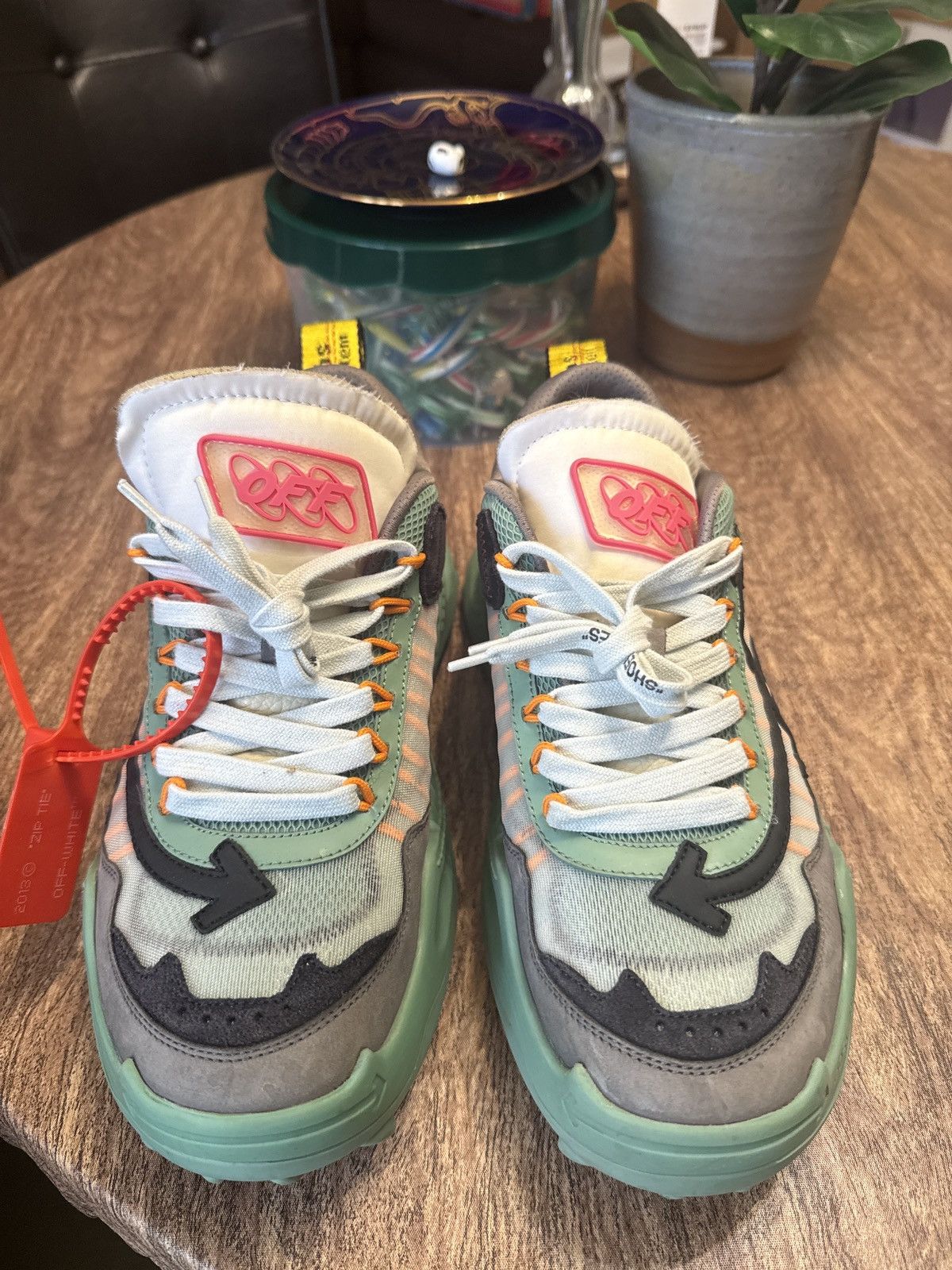 Off-White Off White Odsy 100 “Mint” Size US 9 / EU 42 - 11 Thumbnail