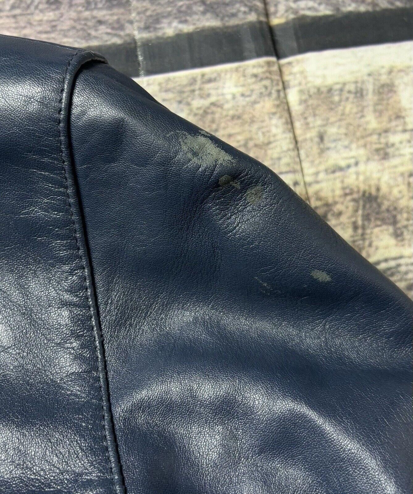 Other The Leather Company New York Jacket Women's XL Blue VTG Size XL / US 12-14 / IT 48-50 - 6 Thumbnail