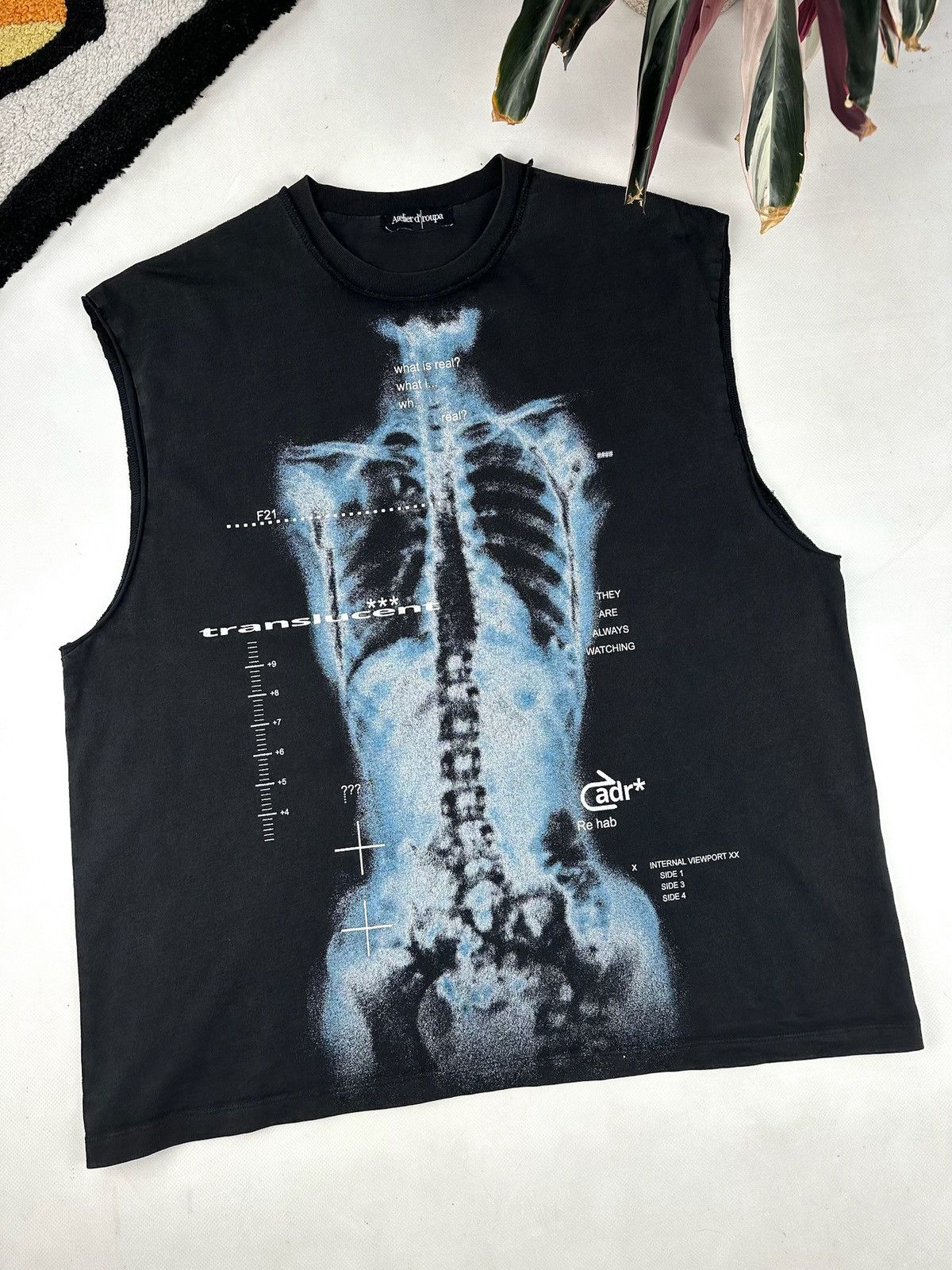 Designer × Japanese Brand Atelier roupa Sleeveless Xray vest tee tshirt anatomical jpg Size US L / EU 52-54 / 3 - 2 Thumbnail