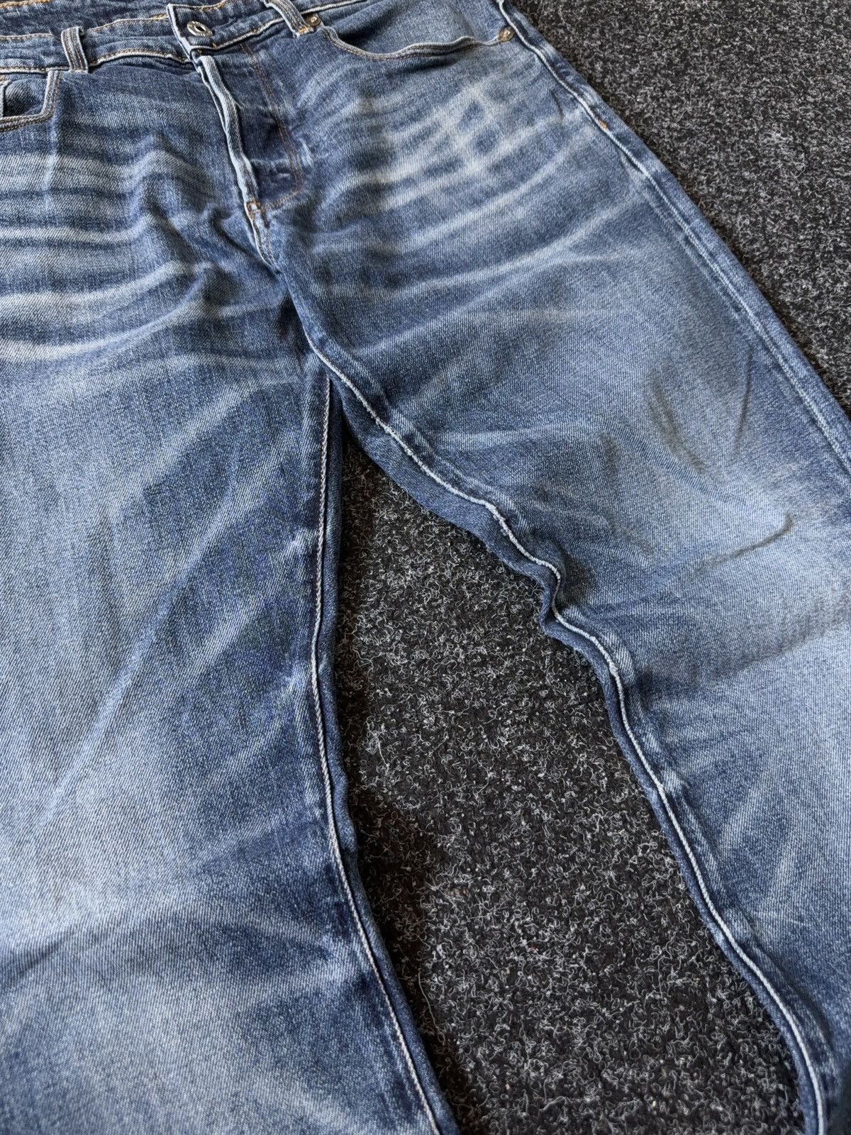 G-Star Retro Y2K 90s G-Star RAW 3301 Straight Faded Denim Jeans Size US 34 / EU 50 - 6 Thumbnail