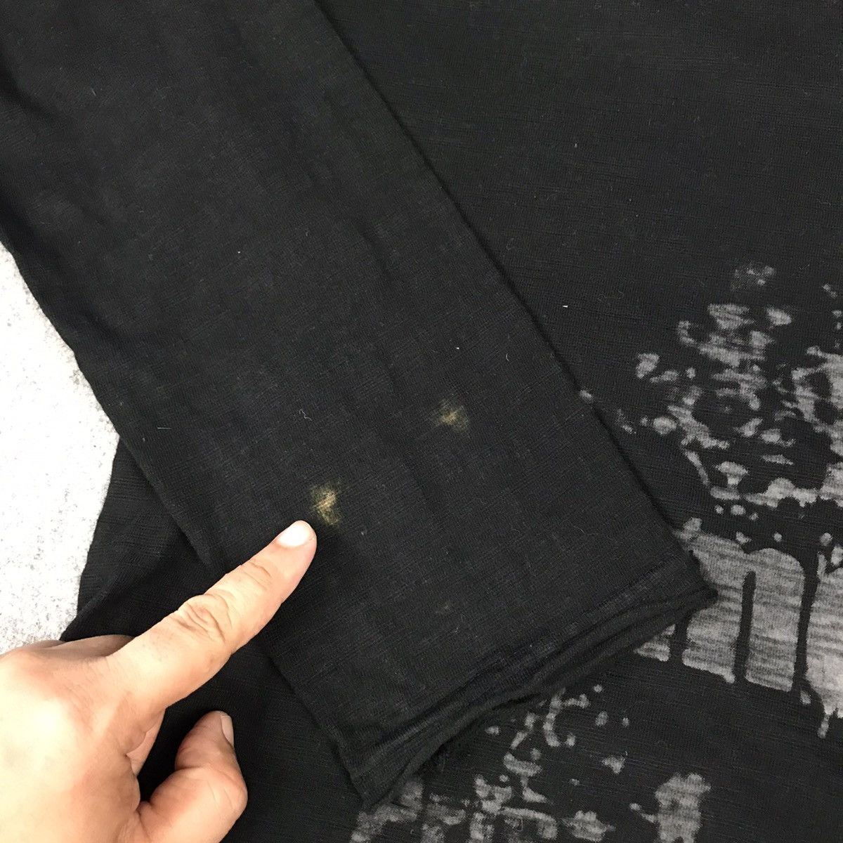 If Six Was Nine IN THE ATTIC PATCHWORK BLACK CARDIGAN PUNK JAPAN JACKET Size US L / EU 52-54 / 3 - 7 Thumbnail