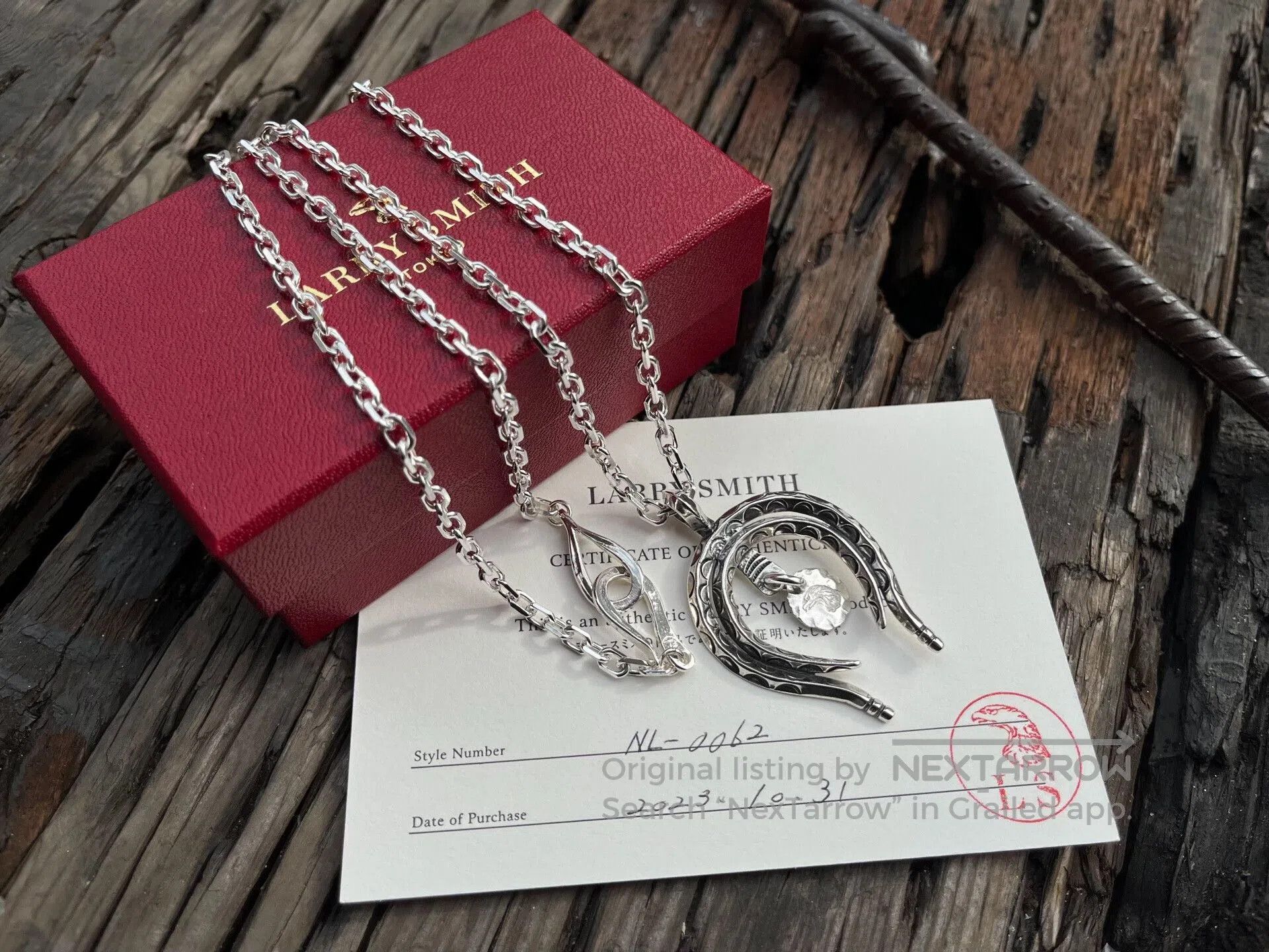 Larry Smith LARRY SMITH Horseshoe Pendant Necklace Set. Size ONE SIZE - 1 Thumbnail