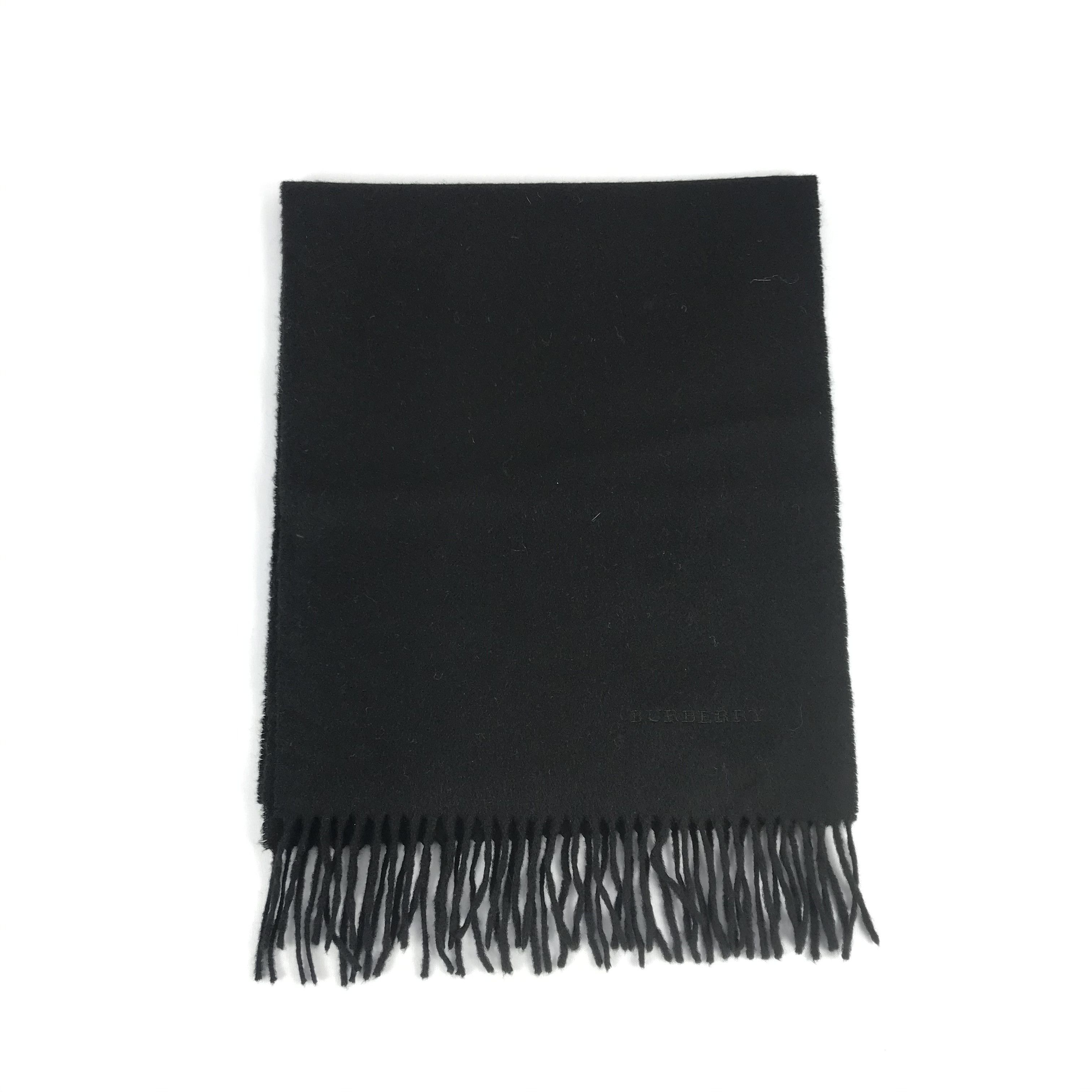 Burberry × Vintage Vintage Burberry Scarf Muffler Wool Cashmere Scarves Size ONE SIZE - 2 Thumbnail