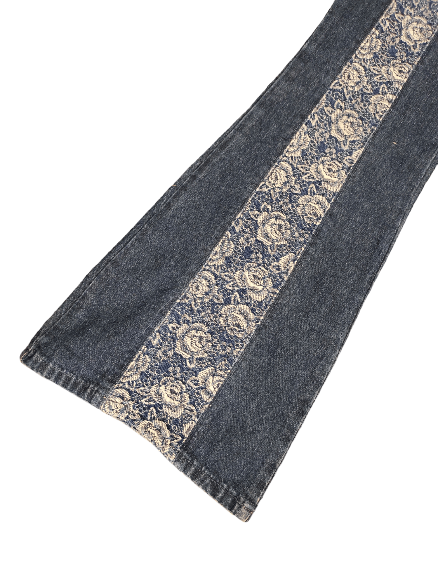 Hysteric Glamour Flare Jeans Flower Embroidered High Rise Bootcut Bellbottom Size US 27 - 9 Thumbnail