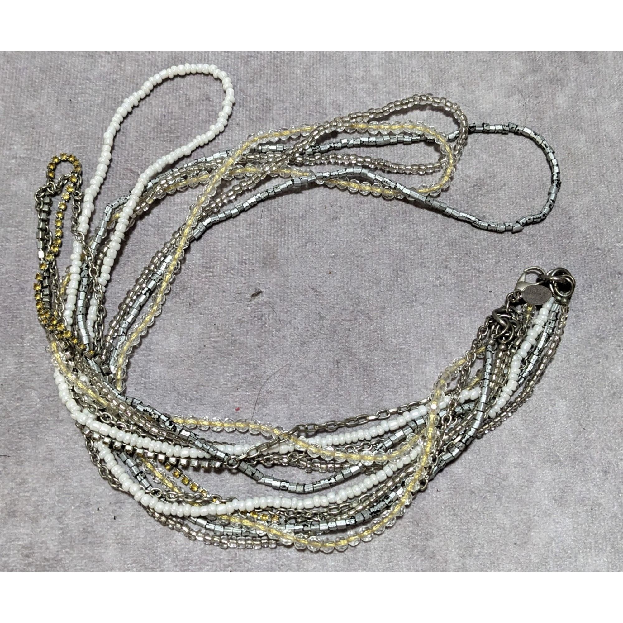 American Eagle Outfitters AEO Multilayer Bohemian Glass Beaded Necklace Size ONE SIZE - 11 Thumbnail