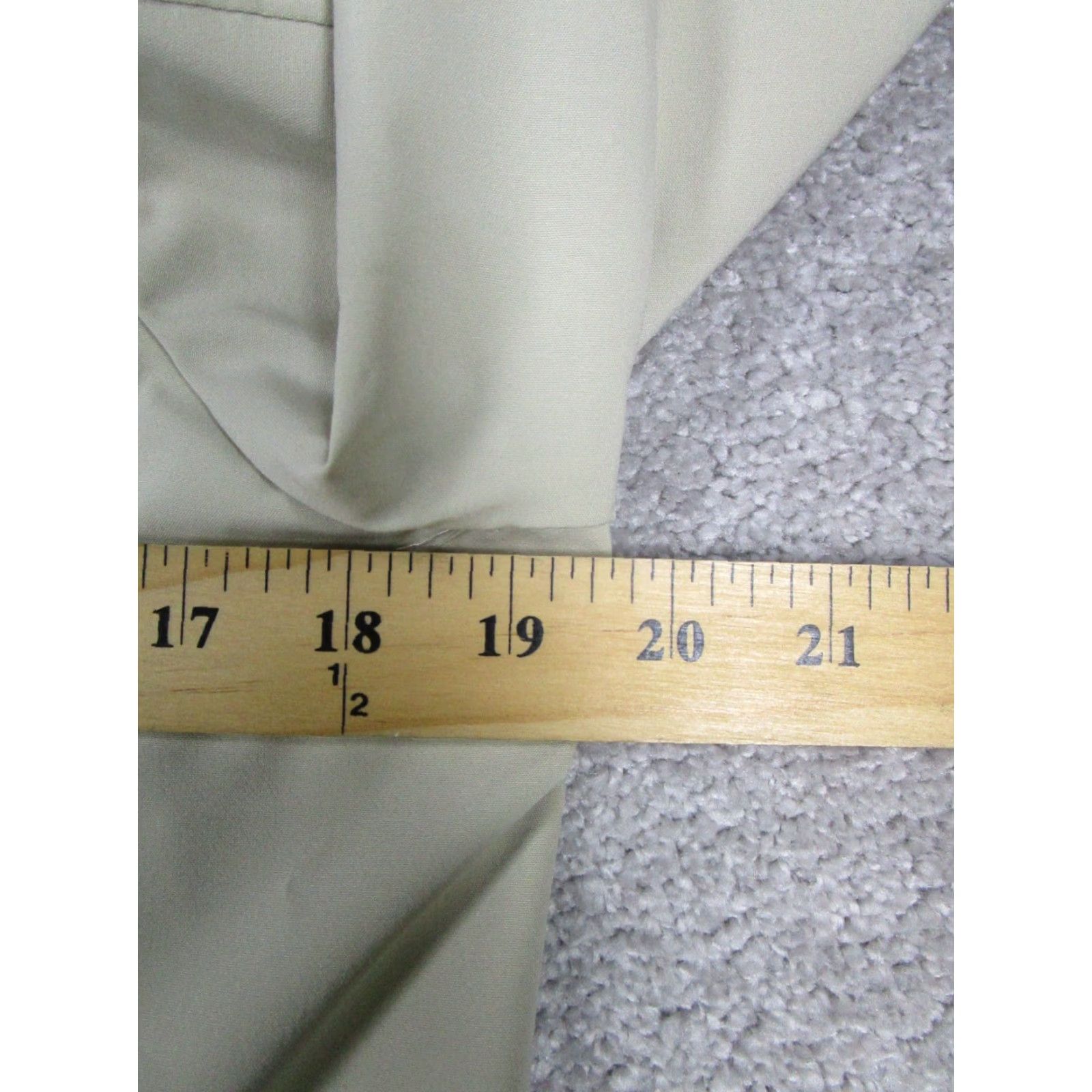 Jil Sander Jil Sander Jacket Womens Large Beige Polyester Solid Mid-Length Long Sleeve Button Closure Regular Fit Women Mens Girls Size L / US 10 / IT 46 - 6 Thumbnail