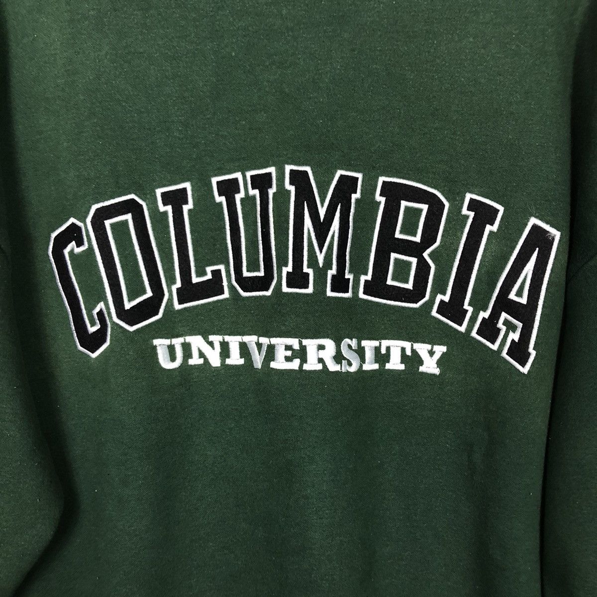 Japanese Brand 📌Rich Green Vintage Sweatshirt Columbia University Big Logo Size US M / EU 48-50 / 2 - 11 Thumbnail