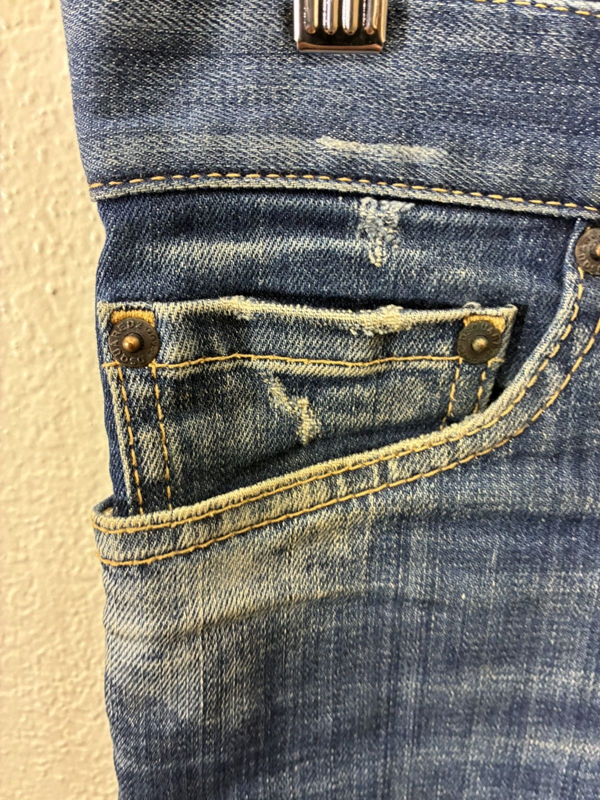 Dsquared2 DSquared Distressed Jeans Size US 33 - 4 Thumbnail