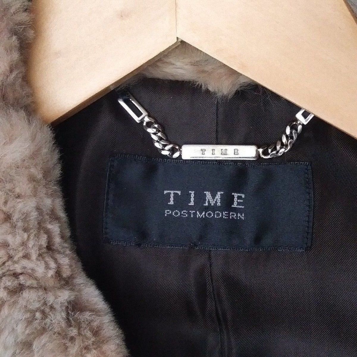 Japanese Brand Time Postmodern Funnel Neck Goose Down Puffer Faux Fur Trim Size XS / US 0-2 / IT 36-38 - 8 Thumbnail