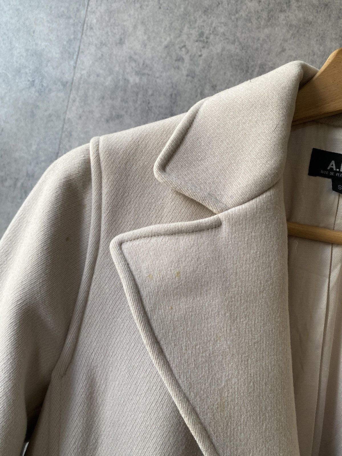 A.P.C. × Japanese Brand A.P.C Japan Laine Wool Heavy Long Coat Size US S / EU 44-46 / 1 - 7 Thumbnail