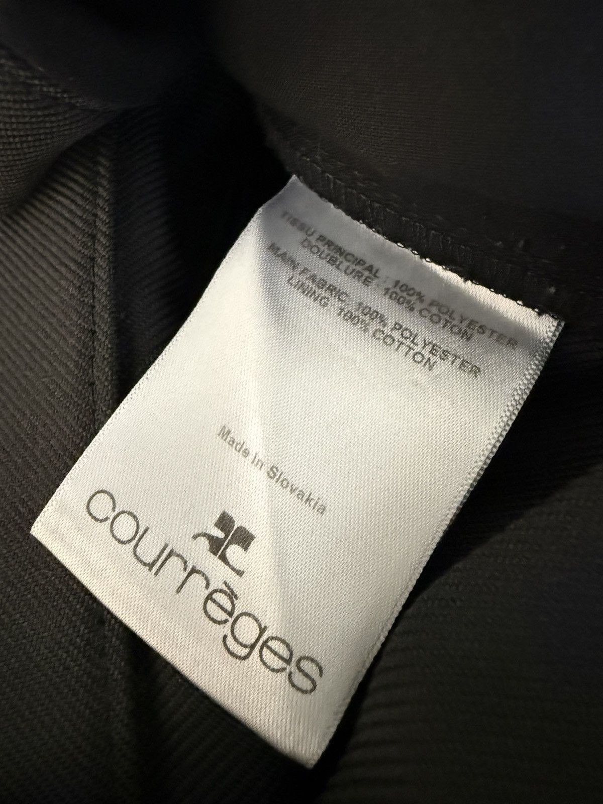Courreges Courrèges Wide Leg Tailored Trousers Black Size 32 Size US 32 / EU 48 - 3 Thumbnail