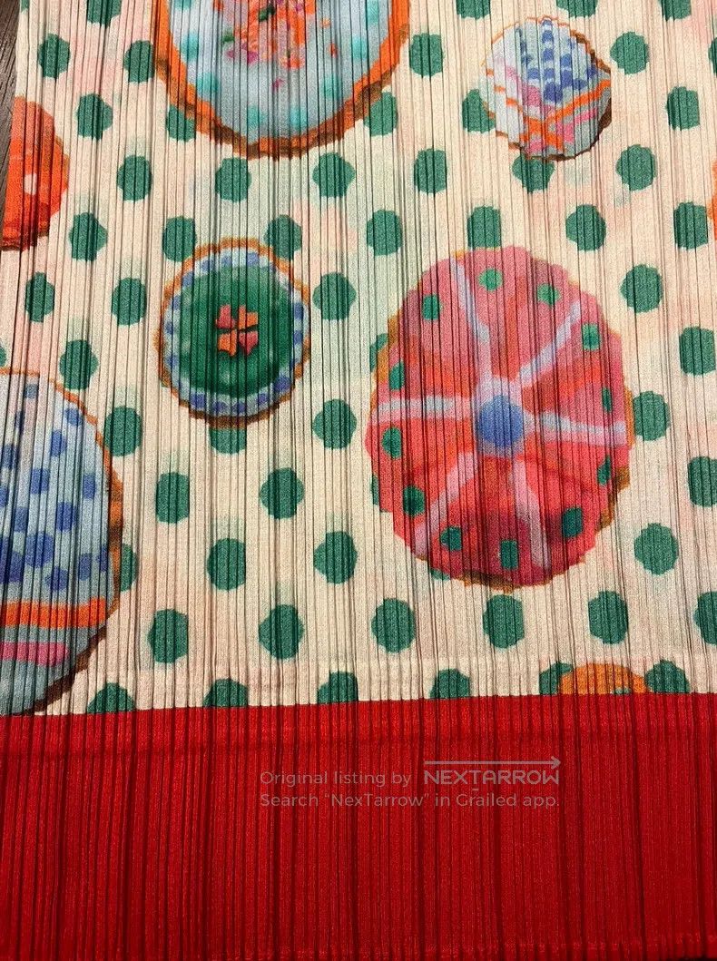 Issey Miyake Issey Miyake Cookie Donut Colorful Fun Polka Dot Sleeveles Size L / US 10 / IT 46 - 2 Thumbnail