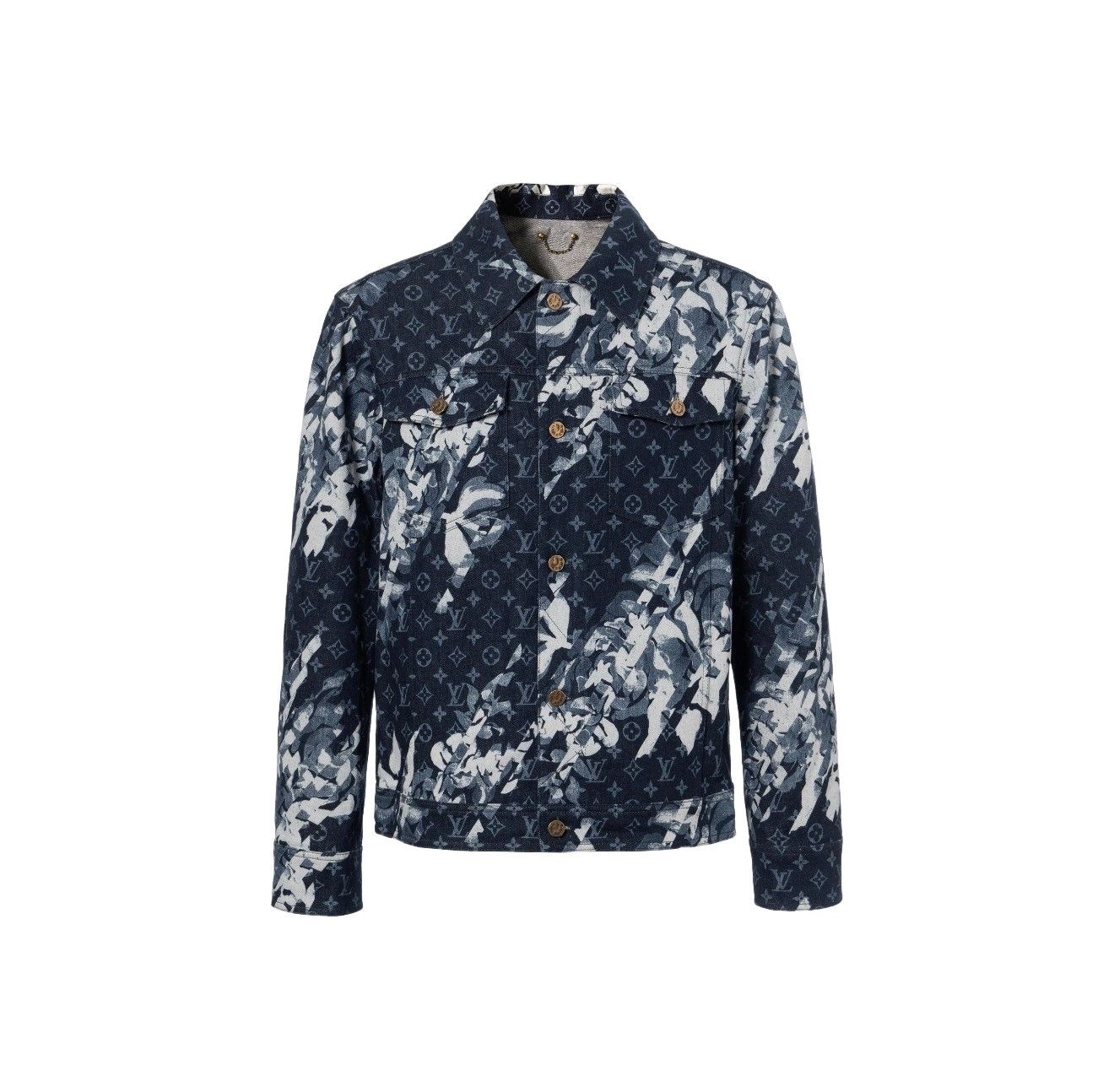 Louis Vuitton Louis Vuitton Tie-Dye Monogram Denim Jacket Size 48 Size US M / EU 48-50 / 2 - 1 Thumbnail