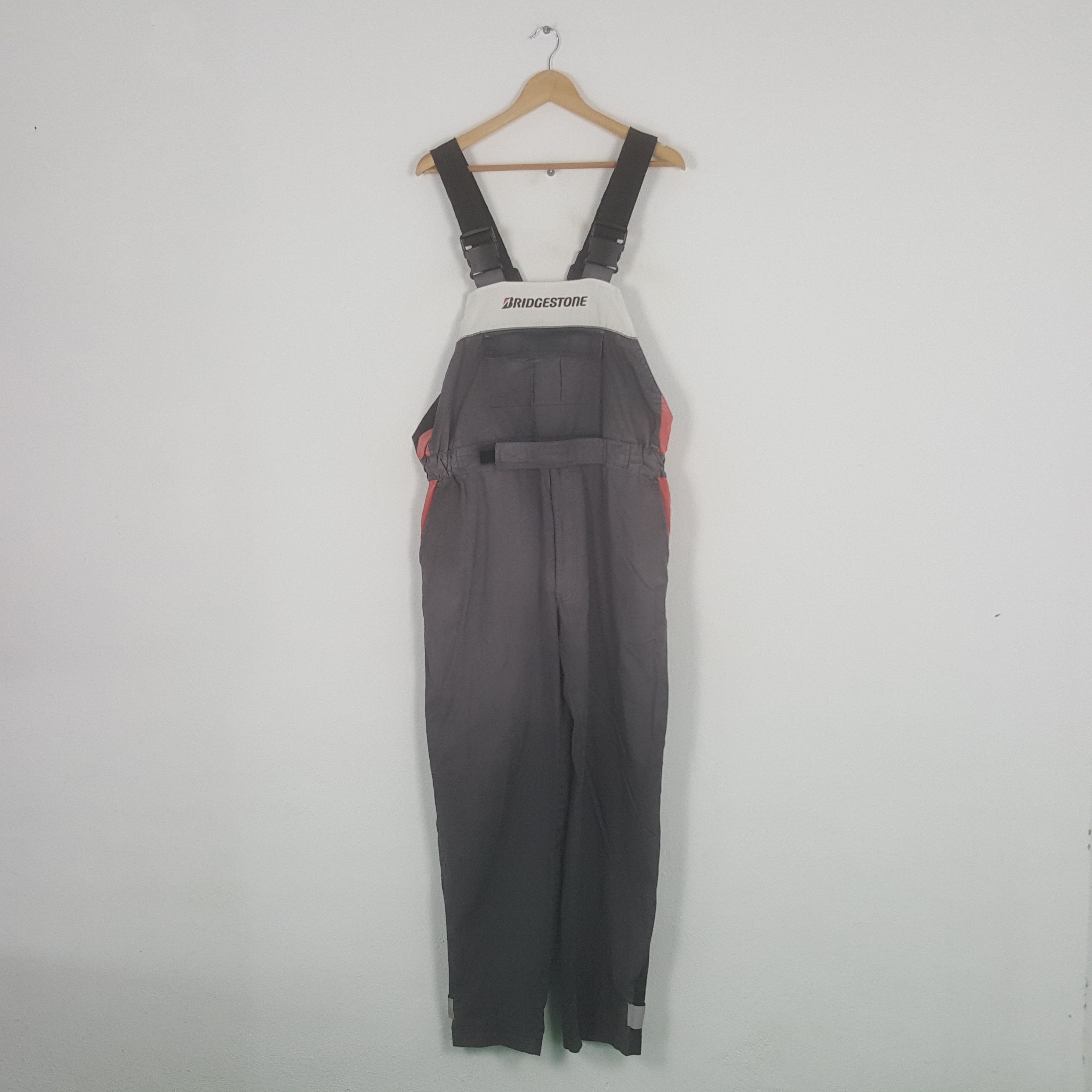Vintage Vintage Bridgestone Racing Motorsports Overall Pants Size US 37 - 1 Thumbnail