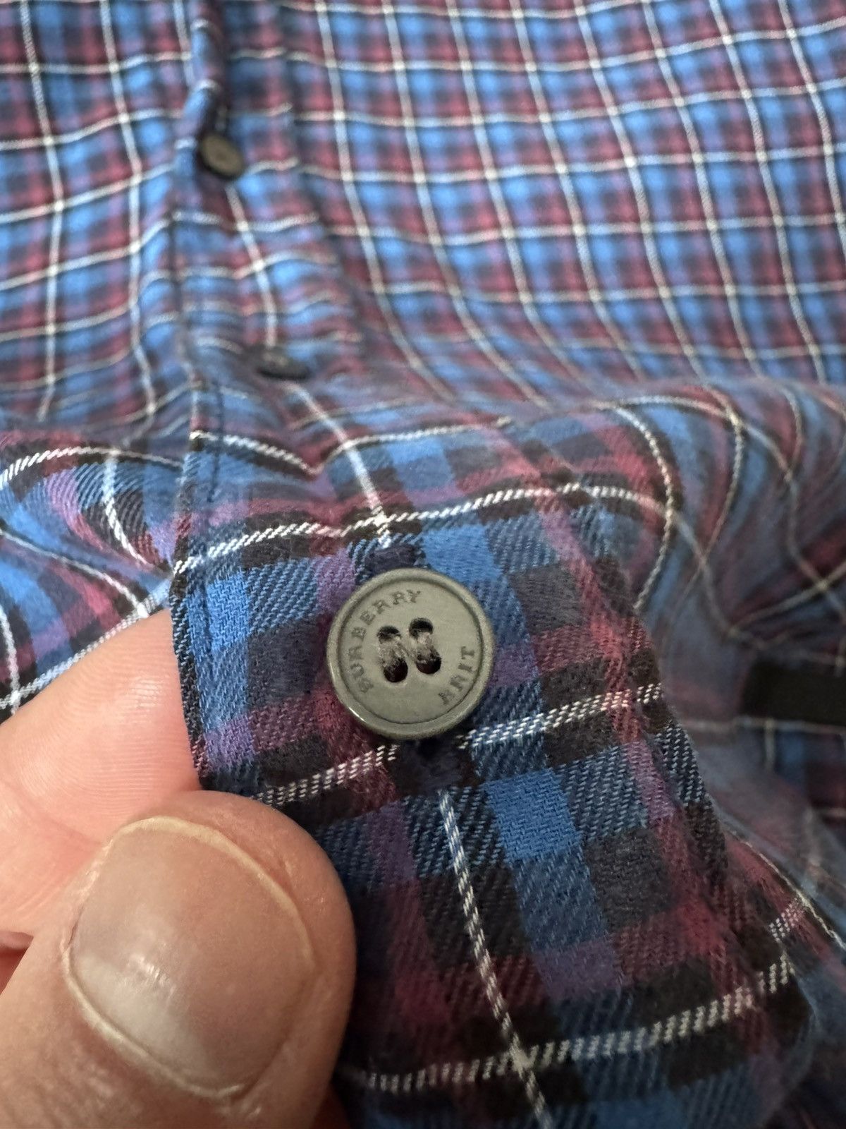 Burberry Burberry Brit Check Button Up Shirt Size US M / EU 48-50 / 2 - 4 Thumbnail