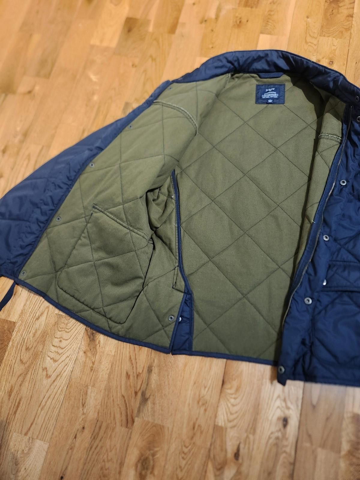 J.Crew Mens Spring Jacket J.Crew Quilted in Navy ~ Size Large Size L / US 10 / IT 46 - 4 Thumbnail