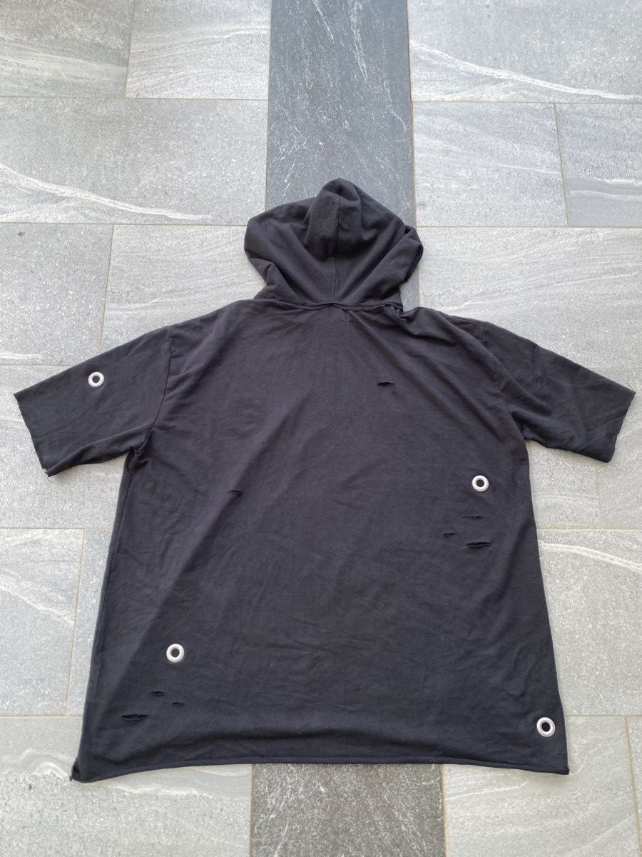 Japanese Brand World Wide Love Oversized Distressed Ring Cropped Hoodie Size US XXL / EU 58 / 5 - 8 Thumbnail