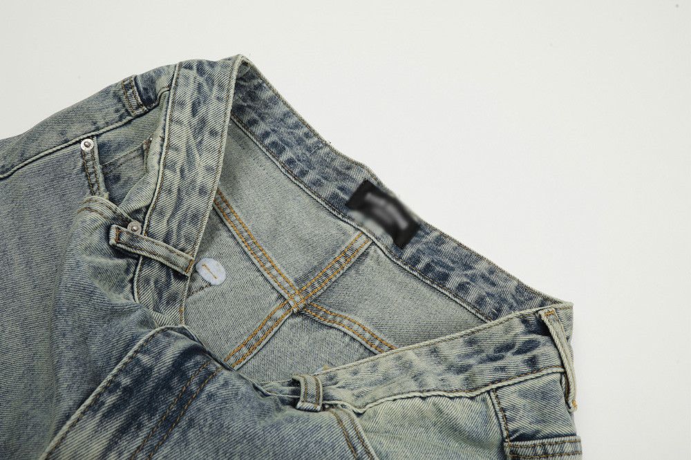 Jean Punk vintage washed distressed bootcut jeans Size US 32 / EU 48 - 4 Thumbnail