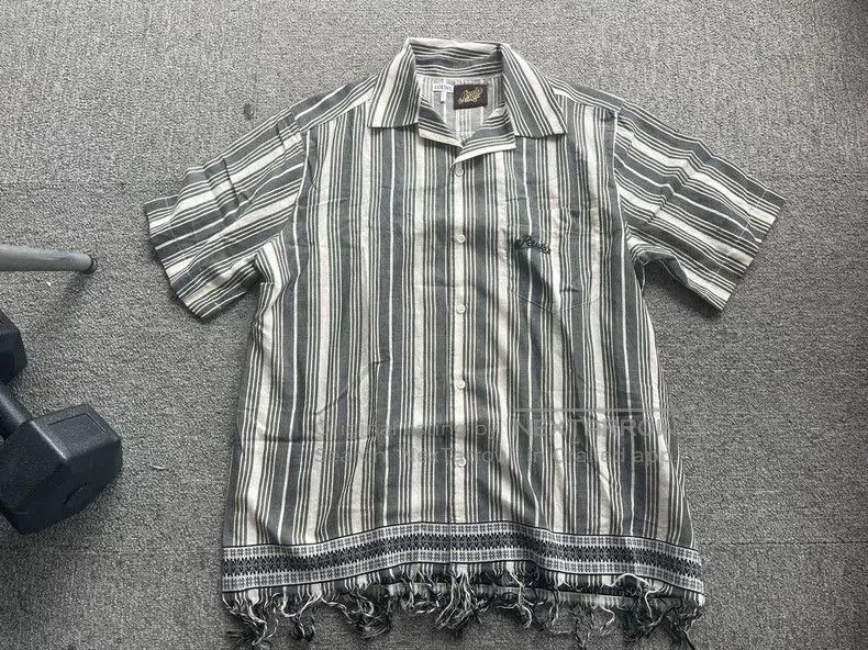 Loewe LOEWE Paula's Series Men's Gray Striped Shirt. Size US S / EU 44-46 / 1 - 1 Thumbnail