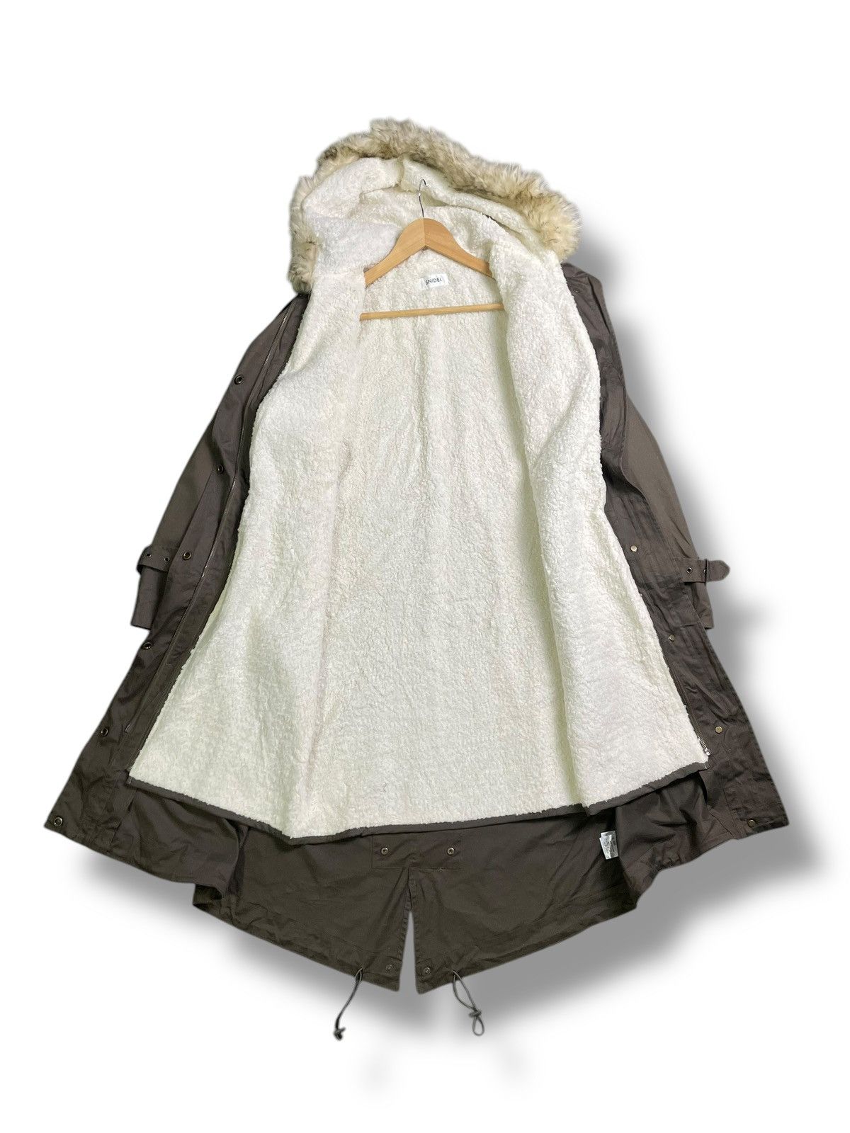 Designer × Japanese Brand × Vintage Snidel x Japanese Brand Faux Fur Fishtail Parkas (38) Size US M / EU 48-50 / 2 - 2 Thumbnail
