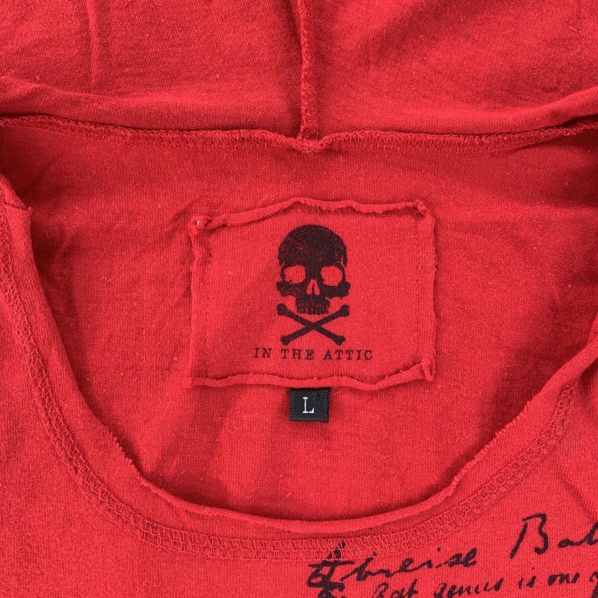 Japanese Brand In The Attic Prisoner of Society Punk LGB Hooded Tshirt Size US L / EU 52-54 / 3 - 6 Thumbnail