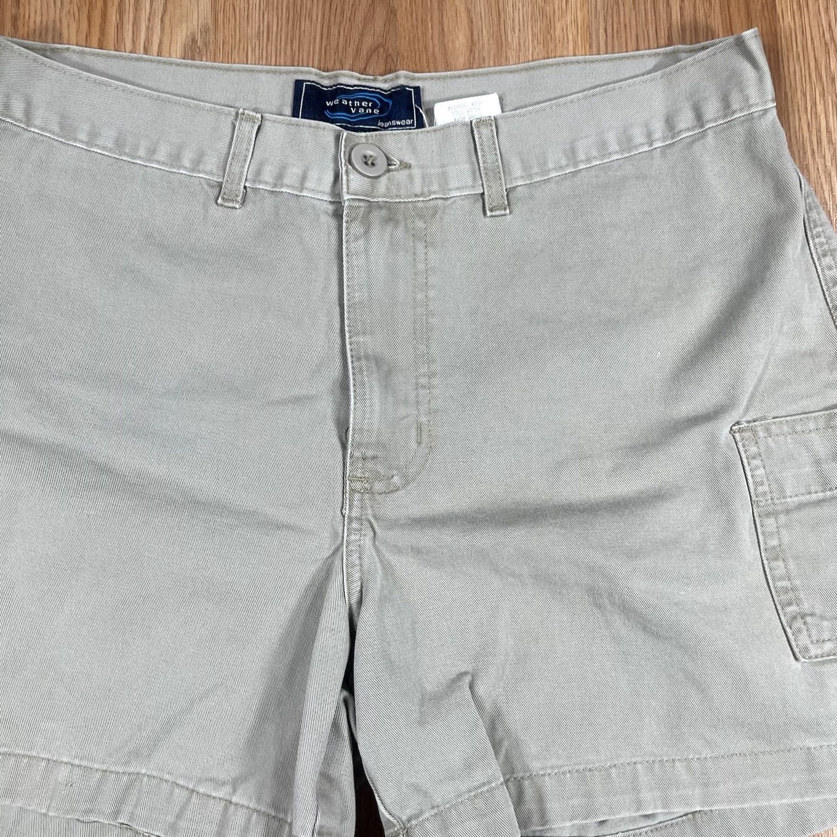 Vintage VINTAGE Weather Vane Shorts Womens Size 11 Mid Rise Beige Made in USA Size 32" / US 10 / IT 46 - 2 Thumbnail
