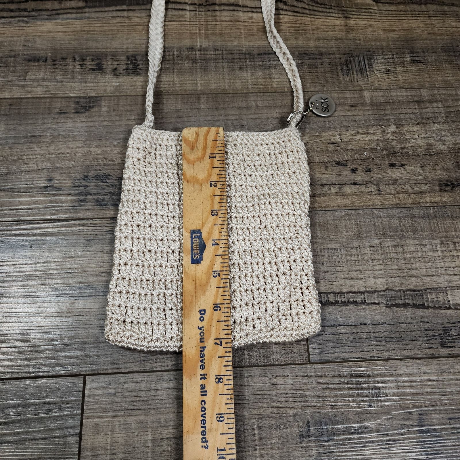 The Sak The Sak crochet small crossbody off white purse 2489 Size ONE SIZE - 4 Thumbnail