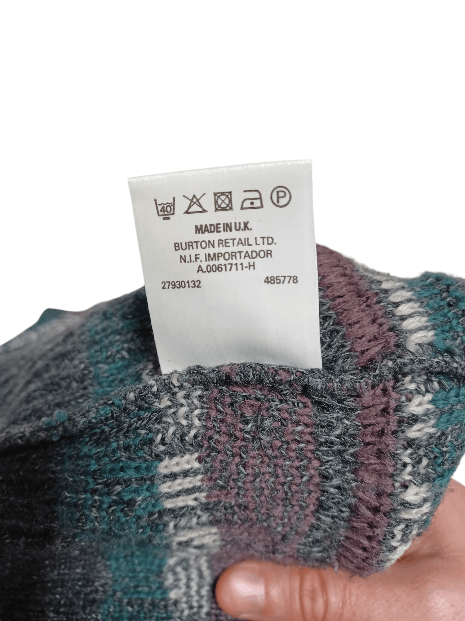 Burton 90S VINTAGE CARDIGAN BURTON COOGI STYLE MADE IN UK Size US M / EU 48-50 / 2 - 4 Thumbnail