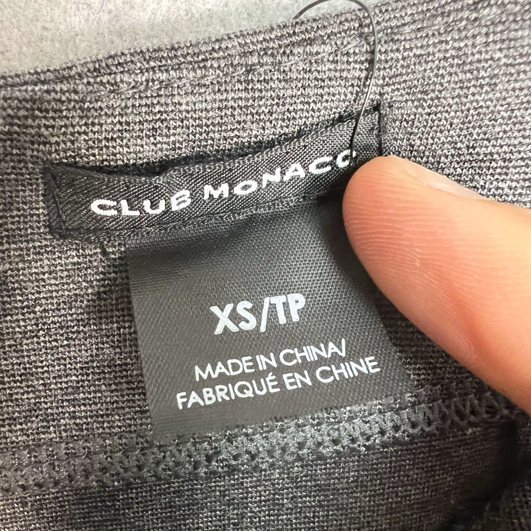 Club Monaco VINTAGE Club Monaco Natasha Skirt Womens XS Dark Gray Pencil Stretch Size 26" / US 2 / IT 38 - 6 Thumbnail