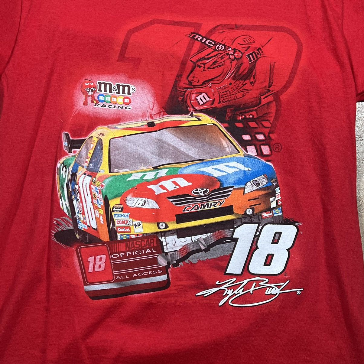 NASCAR NASCAR T Shirt Double Sided Large Kyle Busch M&M's Racing Size US L / EU 52-54 / 3 - 2 Thumbnail
