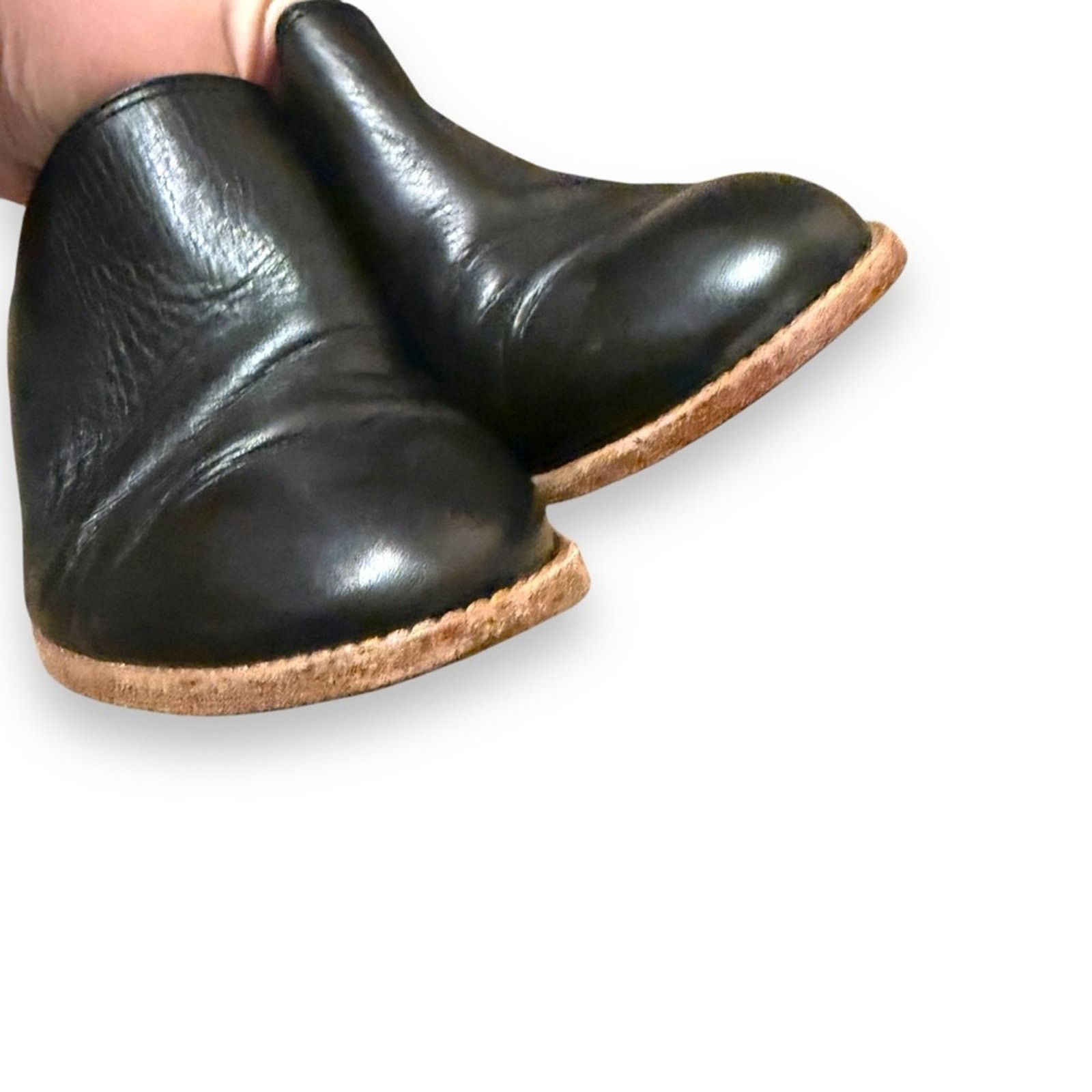 Madewell Madewell The Harper Black Leather Stacked Heel Mules Sz 6.5 Size US 6.5 / IT 36.5 - 5 Thumbnail