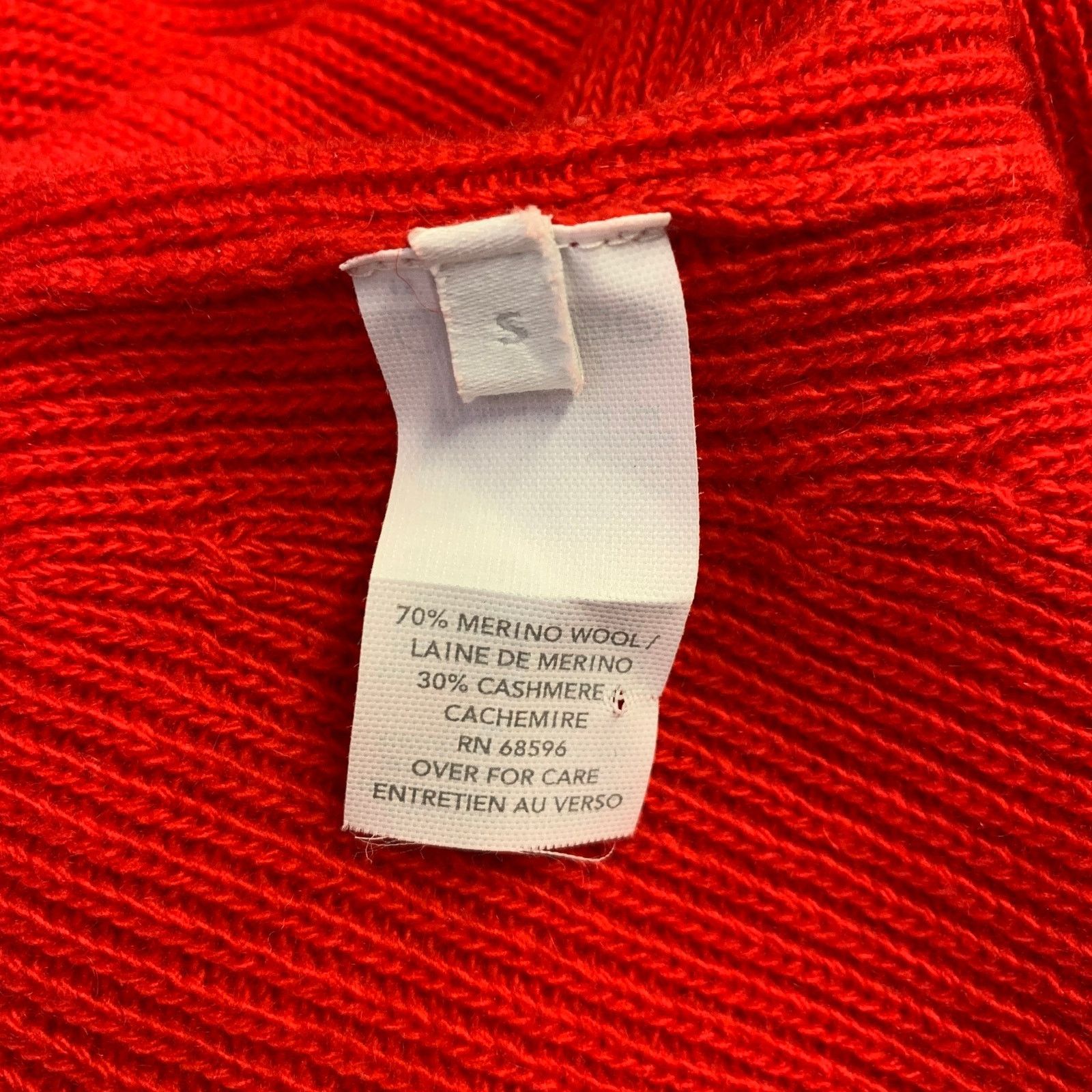 Donna Karan DONNA KARAN Size S Red Merino Wool Cashmere Long Cardigan Size S / US 4 / IT 40 - 5 Thumbnail