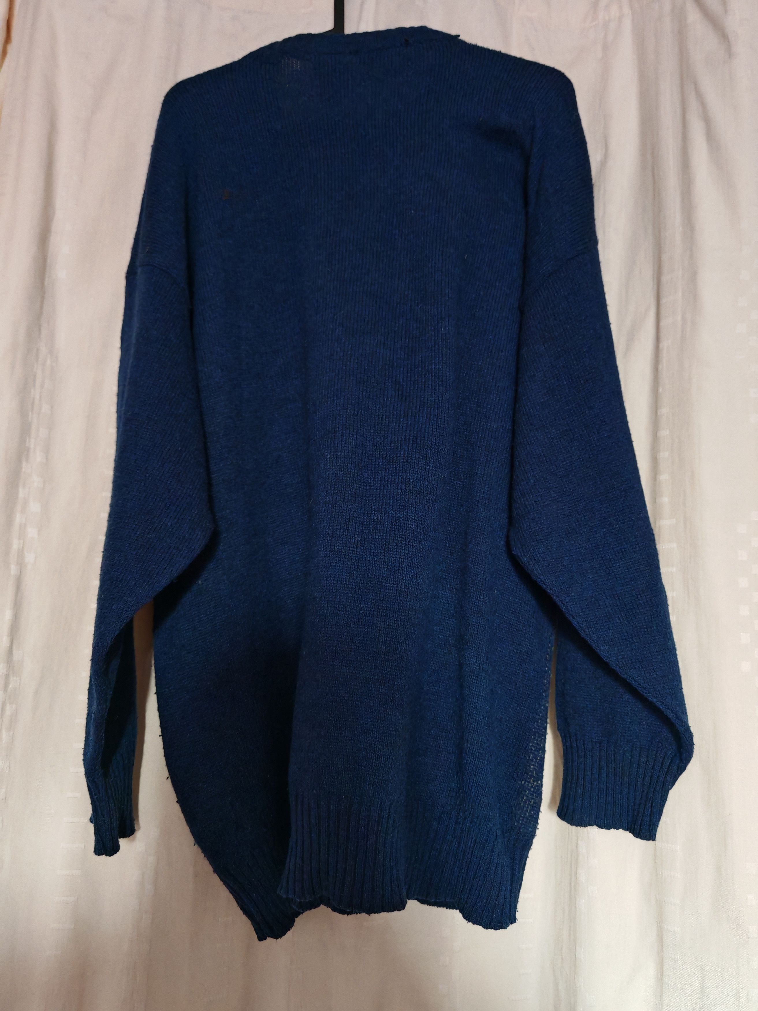 Vintage Vintage Shetland 80s 90s Cable Knit Pullover Oversize Size US L / EU 52-54 / 3 - 5 Thumbnail
