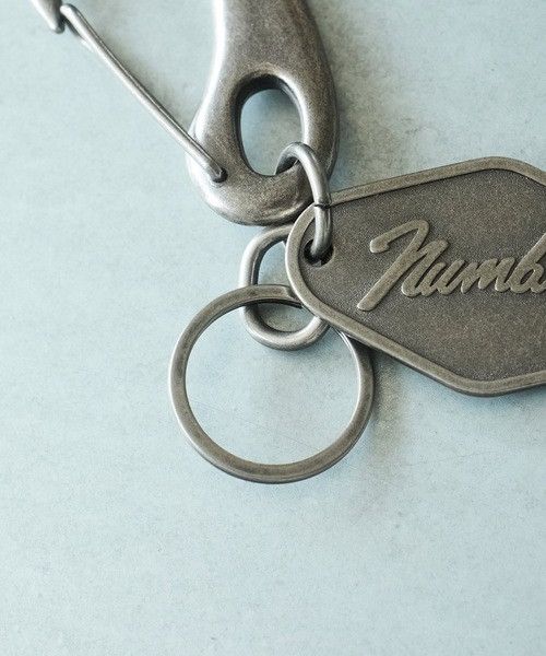Number (N)ine Number nine LOGO PLATE KEY Ring Size ONE SIZE - 6 Thumbnail