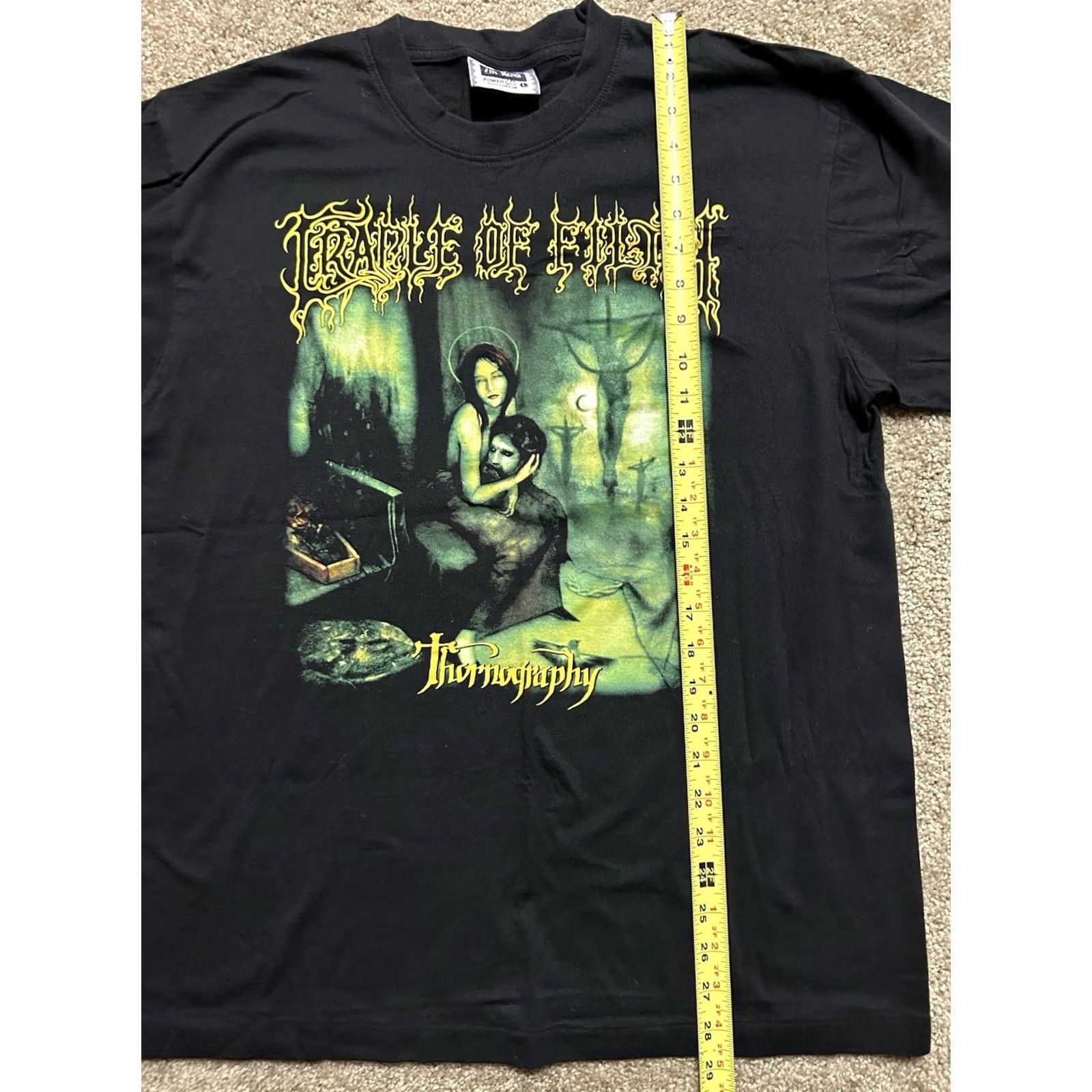Doublet NWOT Cradle Of Filth Thornography Men’s L Black Double-Sided T-Shirt NWOT Brand The Roxx 90s Band Mens Shirt Double-Sided Size US L / EU 52-54 / 3 - 6 Thumbnail