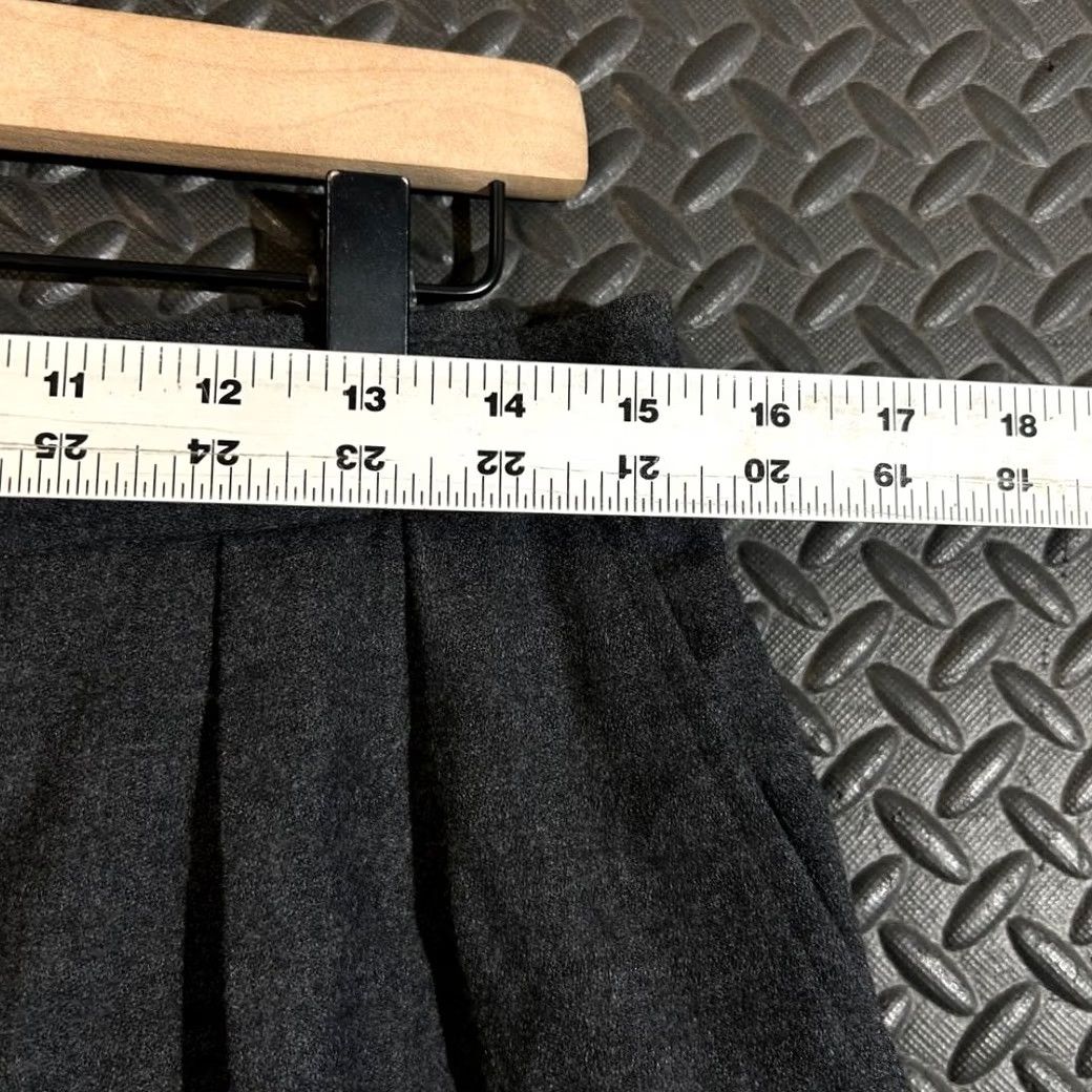 Evan Picone Evan-Picone Dress Pants Women 16W Gray Worsted Wool Straight Leg High Rise Trouser Pants Womens 16W Size 38" / US 16 / IT 52 - 4 Thumbnail