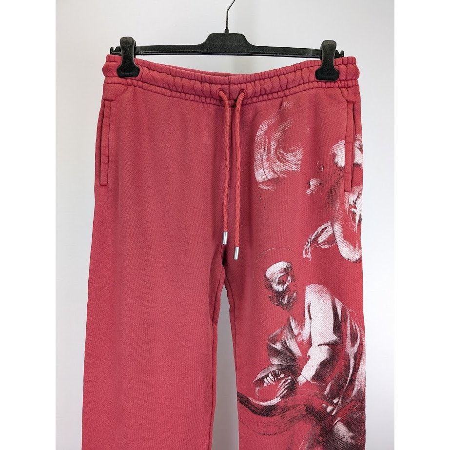 Off-White o1rshd1 BW S. Matthew Sweatpants & Joggers in Rio Red Grey Size US 32 / EU 48 - 4 Thumbnail