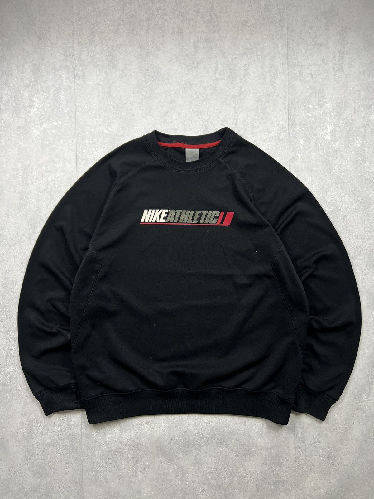 Nike 00’s NIKE ATHLETIC RETRO CREWNECK BIG CENTR LOGO Y2K Size US L / EU 52-54 / 3 - 1 Thumbnail