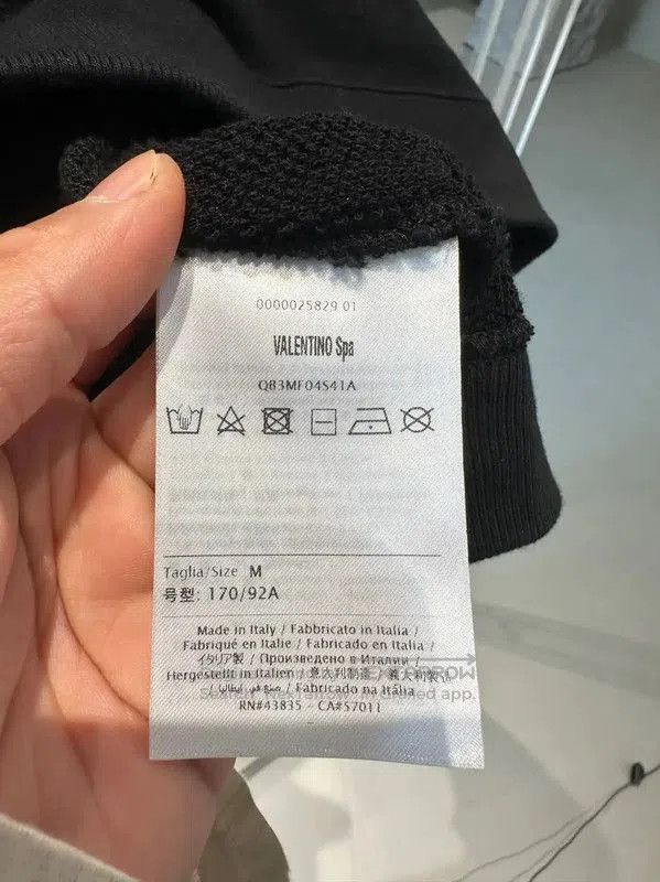 Valentino Valentino Black Cotton Women's Sweatshirt . Size M / US 6-8 / IT 42-44 - 5 Thumbnail