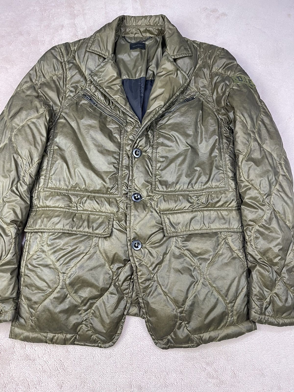 Diesel DIESEL Quilted Nylon Suit Down Jacket Size US XS / EU 42 / 0 - 3 Thumbnail
