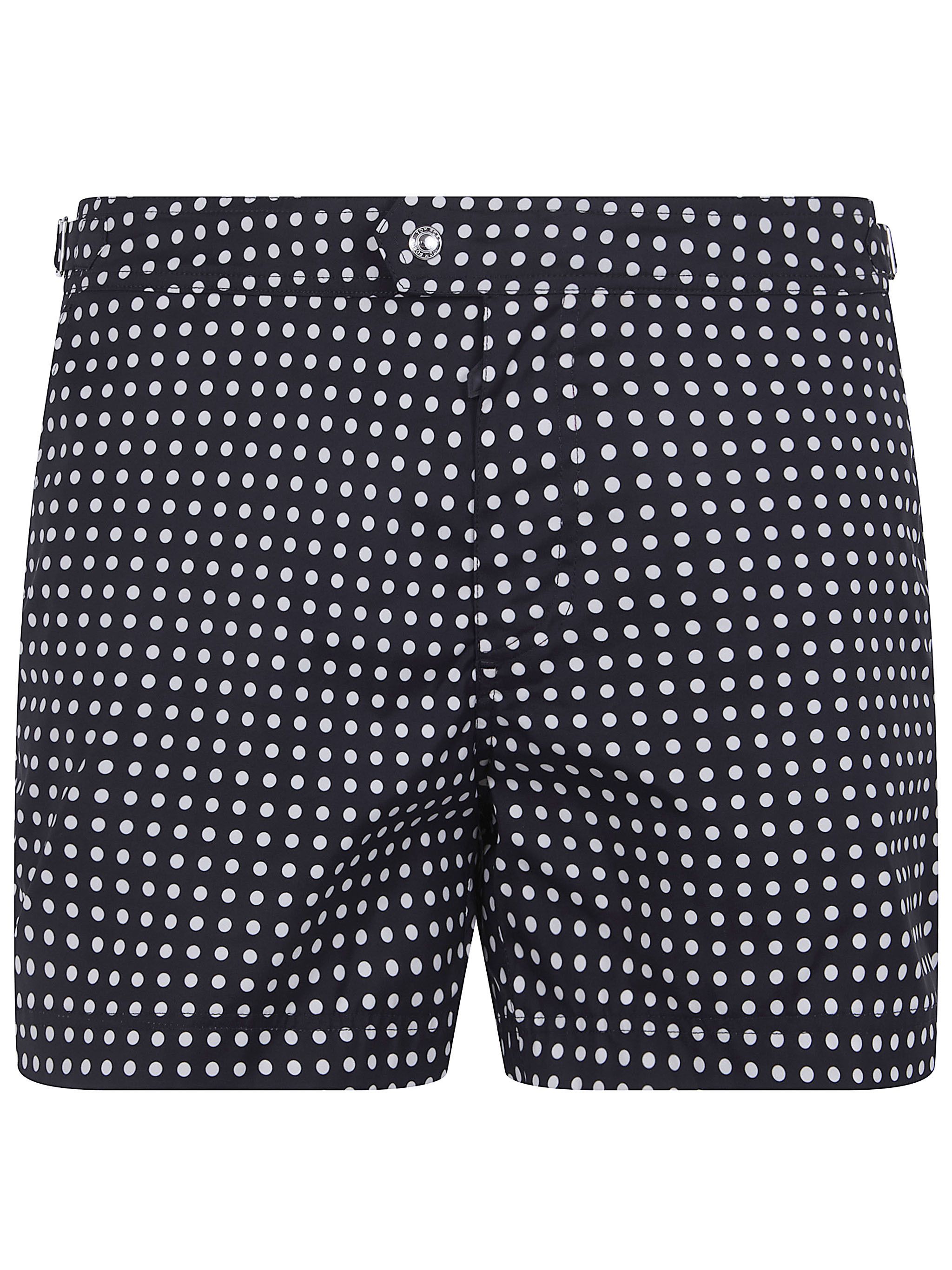 MID DOT PRINT MICRO COMPACT POPELINE WR SWIM SHORTS