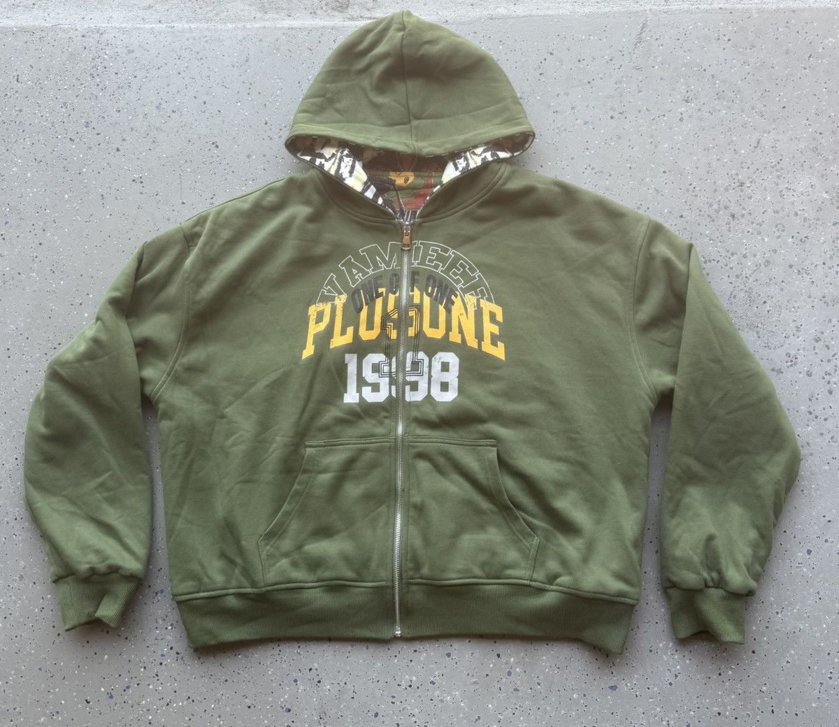 Plus One Clothing Vxmeee X Plus One Green Reversible Hoodie Size US L / EU 52-54 / 3 - 5 Thumbnail