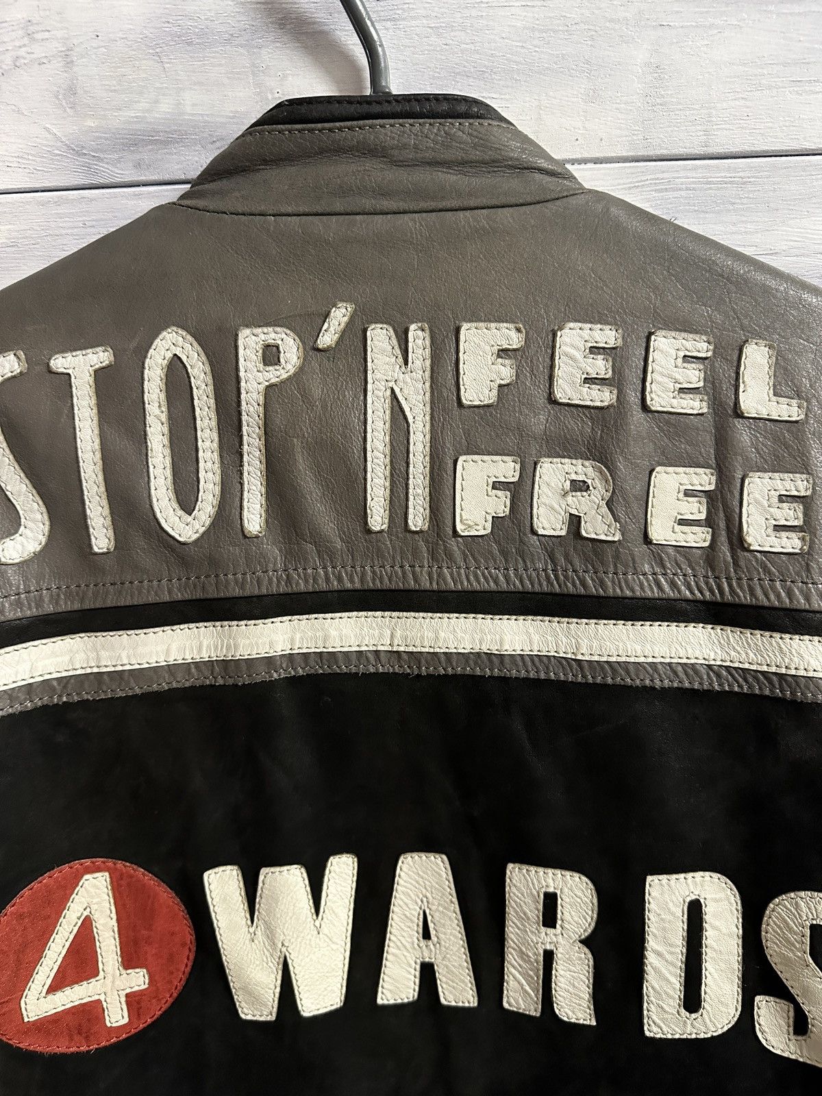 Other Rare 4 Wards Leather Jacket Racing Motorcycle Size US M / EU 48-50 / 2 - 13 Thumbnail
